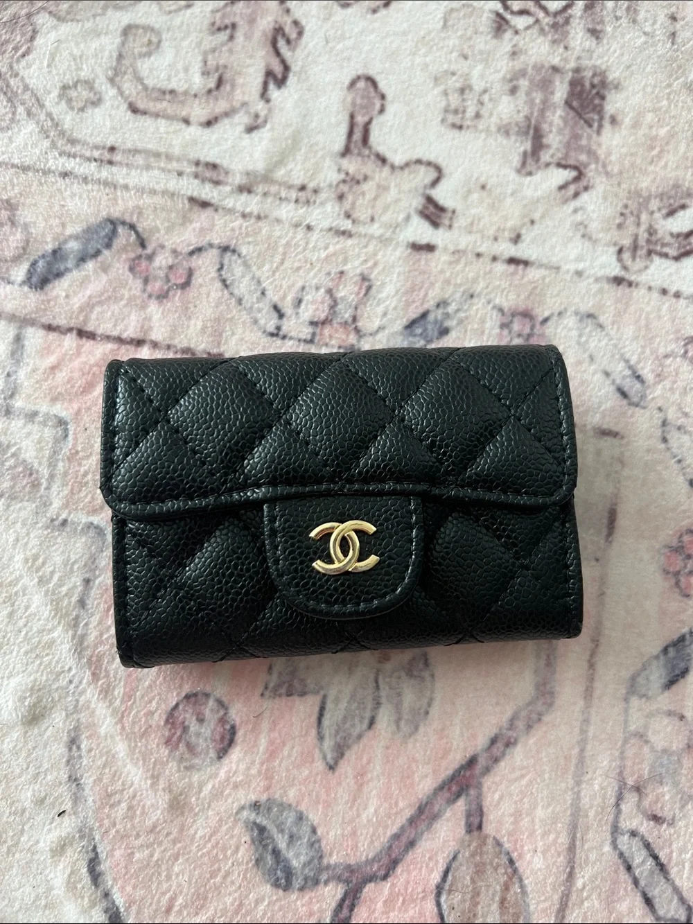 Quilted Leather cc Card Holder